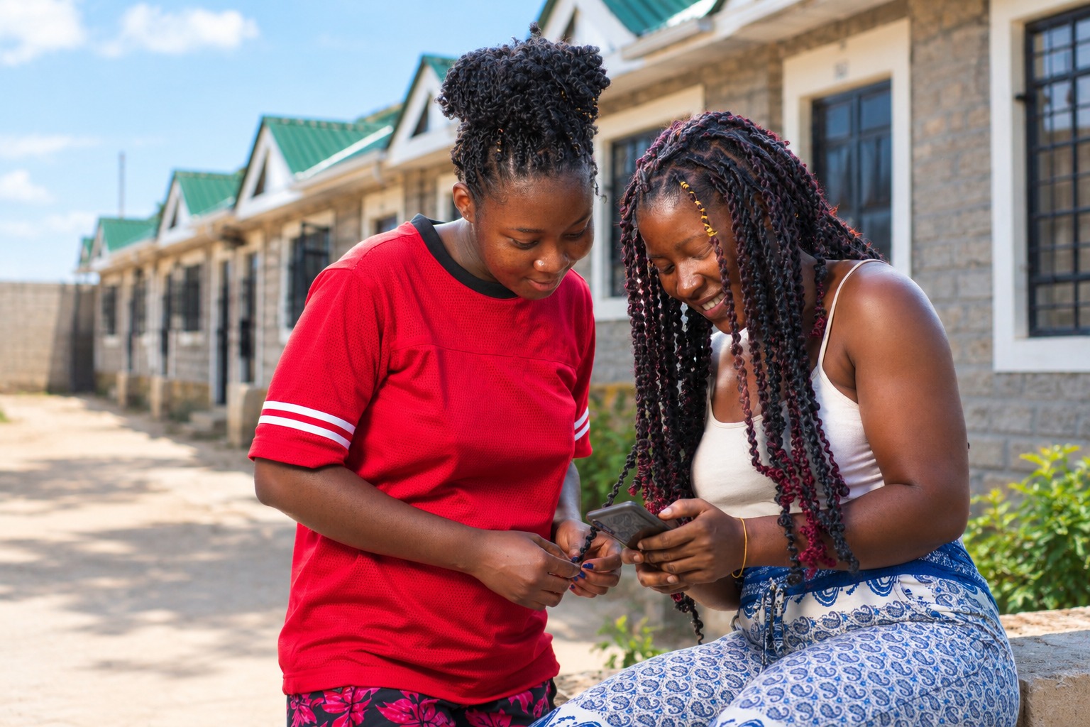 Tenants using their phones on our Wi-Fi